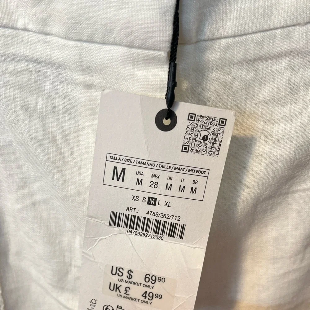 VIRAL NEW ZARA  SUMMER EMBROIDERED PANTS SIZE M AND L 🚨NO DISCOUNT